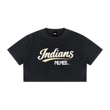 MLMEB - Indians (SS) - Crop T-Shirt