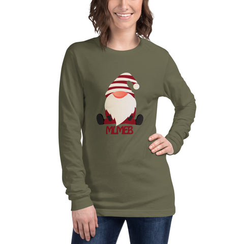MLMEB Christmas Gnome Sitting - Unisex Long Sleeve Tee